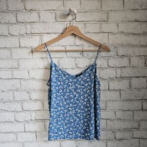 COTTON:ON Cerulean Blue Floral Camisole, XS